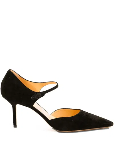 Francesco Russo 80mm Pointed Pumps In Black