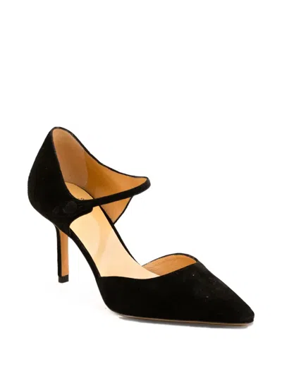 Francesco Russo 80mm Pointed Pumps In Black