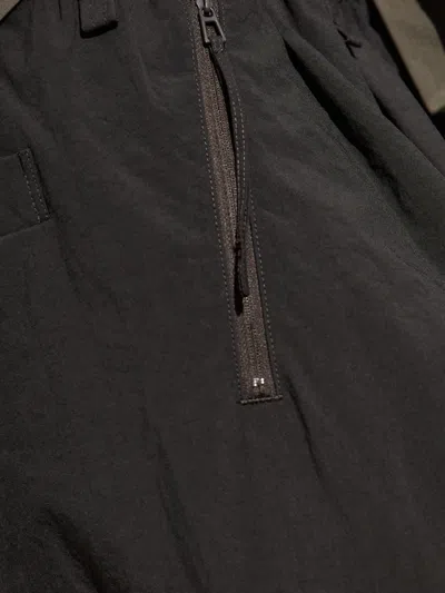Issey Miyake Zip-detail Pants In Black