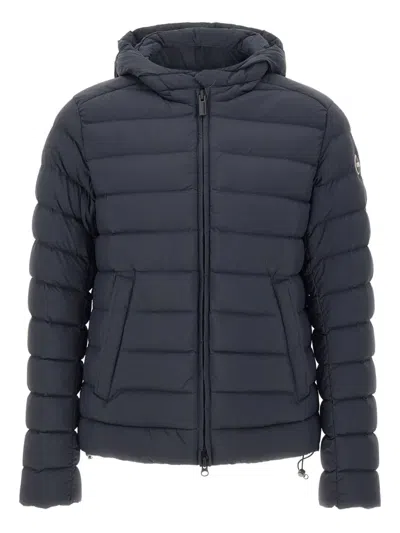 Colmar Hooded Zip Coat In Blue