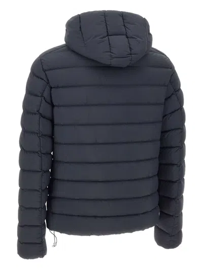 Colmar Hooded Zip Coat In Blue