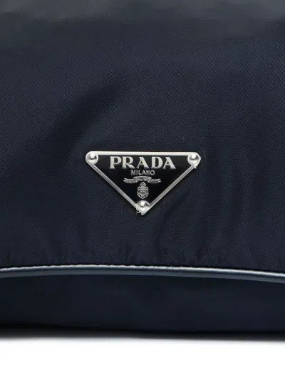 Pre-owned Prada 1990s Nylon Shoulder Bag In Black