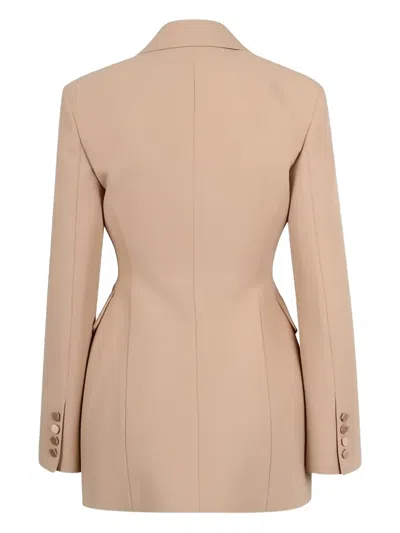 Ermanno Scervino Single-breasted Jacket In Neutral