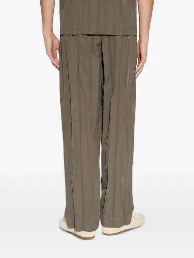 Issey Miyake Pleated Pants In Green