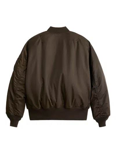 Alpha Industries Ma-1 Bomber Jacket In Brown