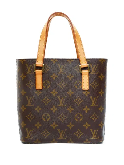 Pre-owned Louis Vuitton 2001 Vavin Pm Monogra-pattern Handbag In Brown