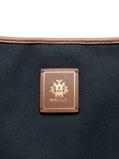 Bally Striped-panel Tote Bag In Blue