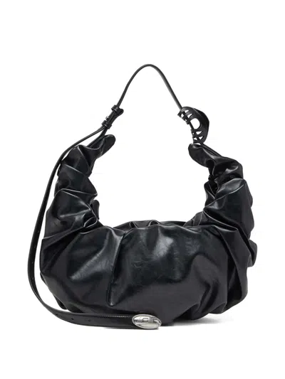 Diesel Contemporary Structured Bag With Practical Compartments In Black