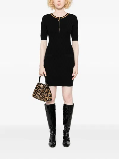 Elisabetta Franchi Dress In Black