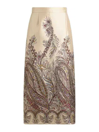 Etro Skirt In Brown