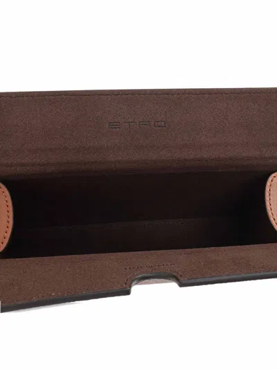 Etro Borsa A Spalla Arnica In Tessuto Stampato  Donna In Brown