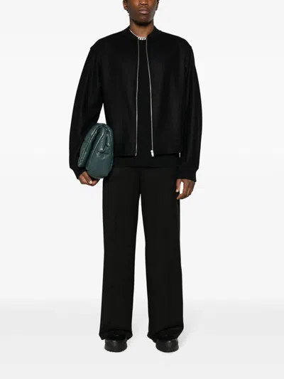 Jil Sander Bomber Jacket In Black