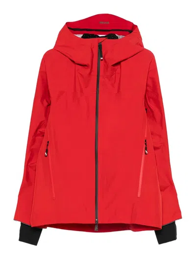 Moncler Grenoble Outerwears In Red