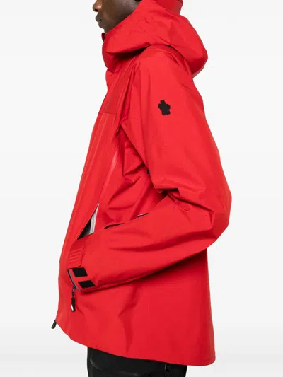 Moncler Grenoble Outerwears In Red