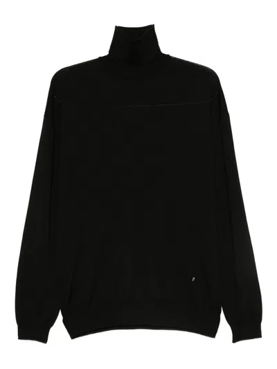 Moschino Sweaters In Black