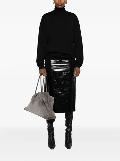 Moschino Sweaters In Black