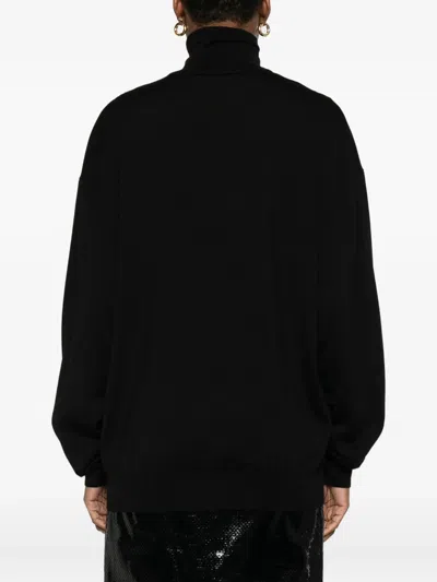 Moschino Sweaters In Black