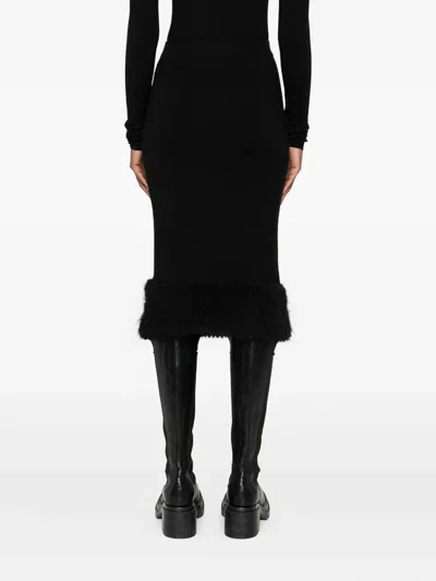 Moschino Skirt In Black