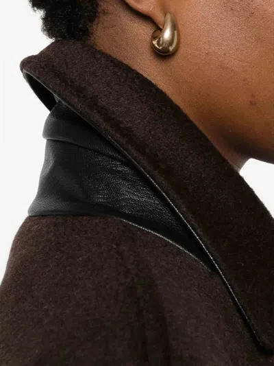 Max Mara Oversized Coat In Cashmere, Alpaca And Wool In Brown