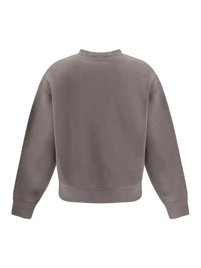 Palm Angels Bear In Mind Crewneck Sweatshirt In Gray