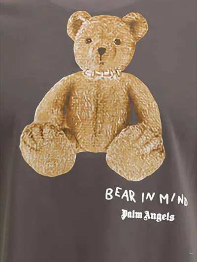 Palm Angels Bear In Mind T-shirt In Brown