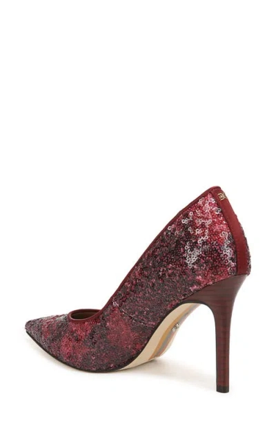 Sam Edelman Hazel Pointed Toe Pump In Red