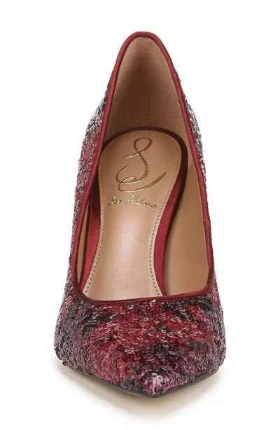 Sam Edelman Hazel Pointed Toe Pump In Red