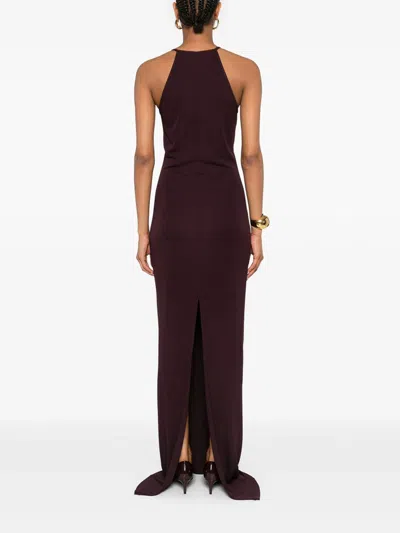 Tom Ford Dresses Purple In Brown