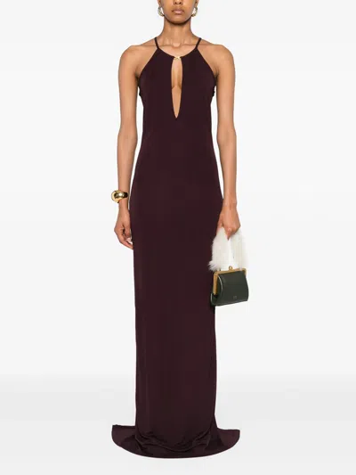 Tom Ford Dresses Purple In Brown