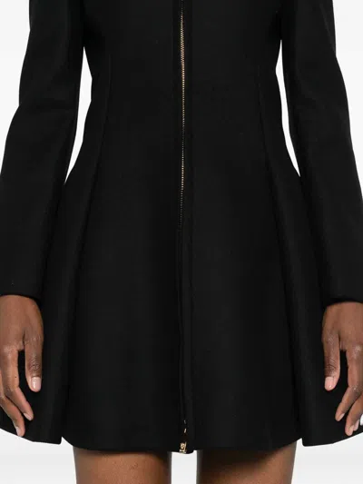 Versace Coat In Black