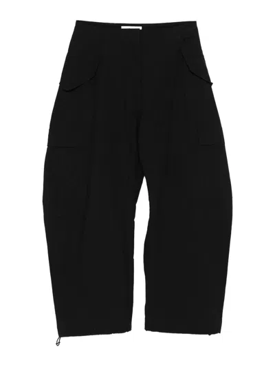 Studio Nicholson Clovis Cargo-pocket Trousers In Black