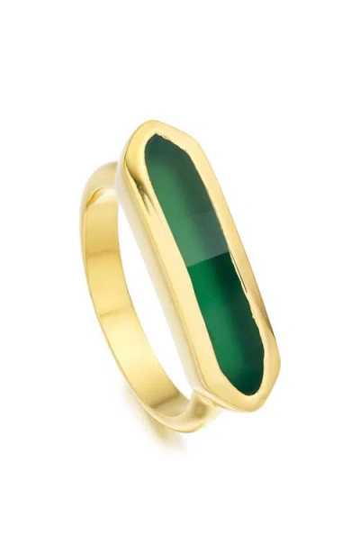 Monica Vinader Baja Stone Ring In Gold