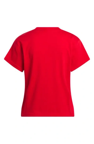 Adidas Originals Adidas Slim Fit Graphic T-shirt In Red