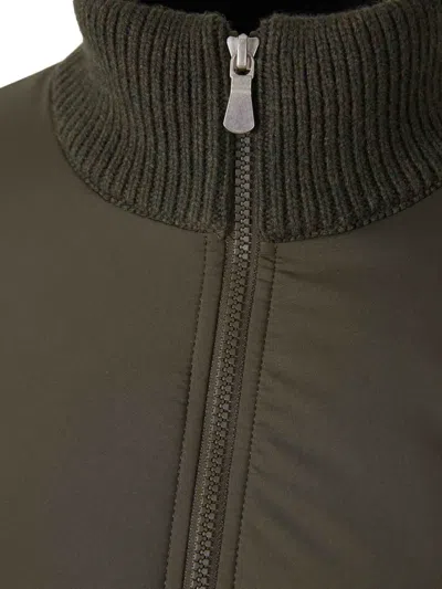 Gran Sasso Ribbed Wool-cashmere Sweater In Green