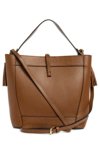 Valentino By Mario Valentino Callie Medallion Shoulder Bag In Brown