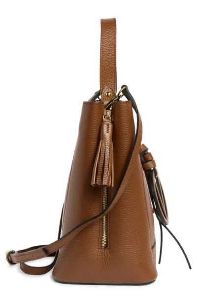 Valentino By Mario Valentino Callie Medallion Shoulder Bag In Brown