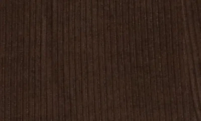 Max Studio Peak Lapel Single Button Corduroy Blazer In Brown