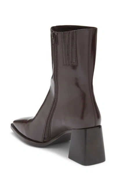 Jeffrey Campbell Reelz Leather Ankle Boot In Brown