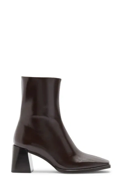 Jeffrey Campbell Reelz Leather Ankle Boot In Brown