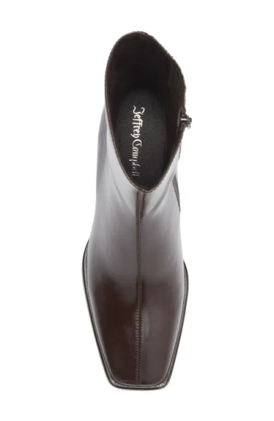 Jeffrey Campbell Reelz Leather Ankle Boot In Brown