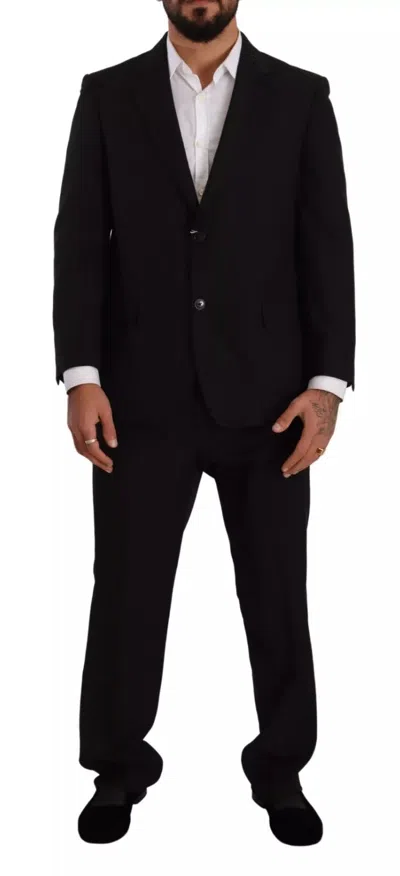 Pre-owned Domenico Tagliente Blue Polyester Single Breasted Formal 2 Piece Men's Suit ()