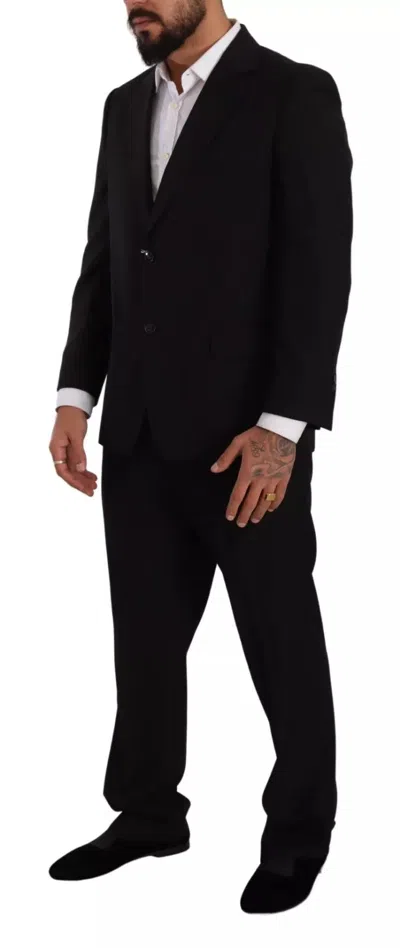 Pre-owned Domenico Tagliente Blue Polyester Single Breasted Formal 2 Piece Men's Suit ()