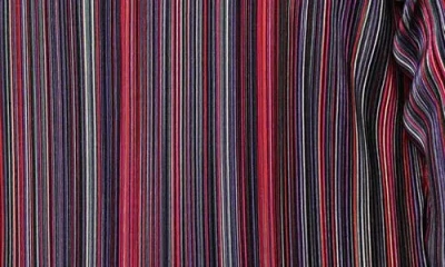 Cyrus Plissé Button-up Shirt In Purple