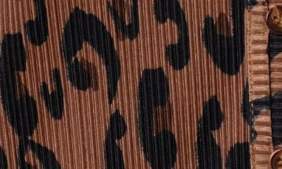 Cyrus Plissé Button-up Shirt In Brown