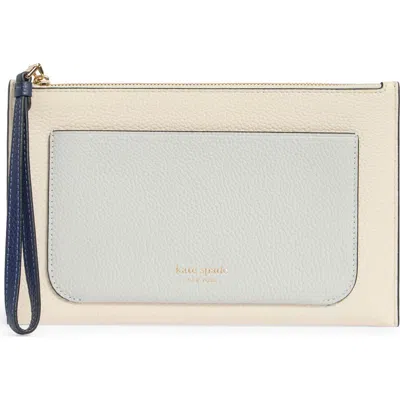Kate Spade New York Ava Colorblocked Wristlet In Neutral