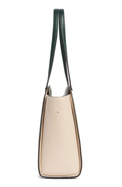 Kate Spade New York Taylor Colorblocked Leather Tote Bag In Green