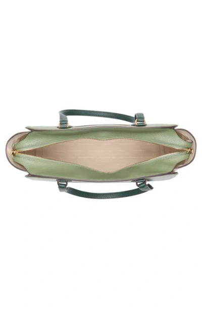 Kate Spade New York Taylor Colorblocked Leather Tote Bag In Green