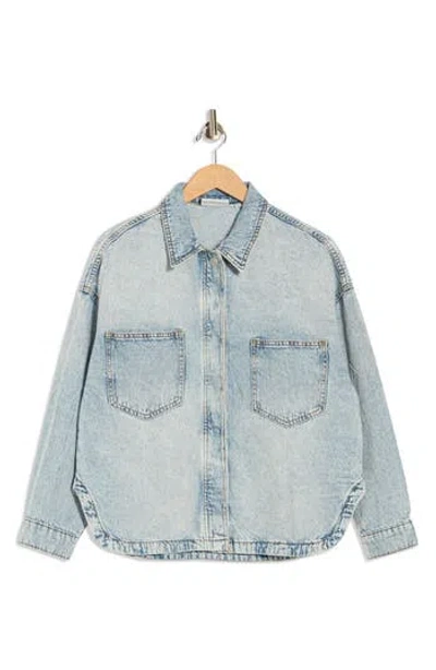 Jjxx Jamila Denim Overshirt In Blue