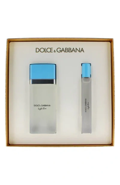 Dolce & Gabbana Light Blue Eau De Toilette Duo Set In Transparent
