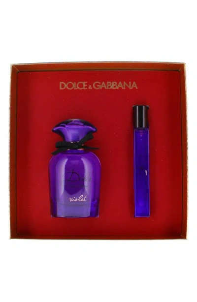 Dolce & Gabbana Dolce&gabbana Dolce Violet Eau De Toilette Set $166 Value In Transparent